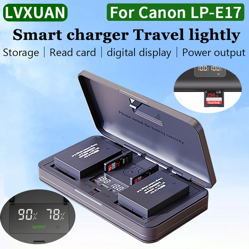 LVXUAN LP-E17 Battery Charger, - Canon Camera Eos R8 评论和价格
