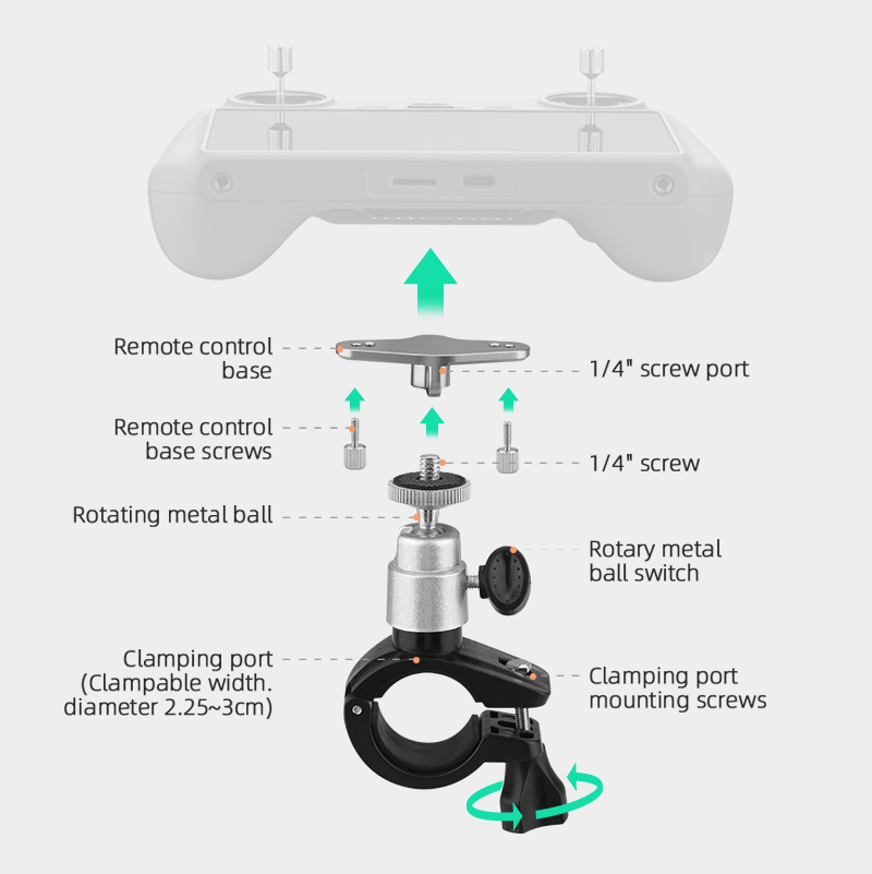Bike Clip Mount for DJI Mini 3 - Dji Drone Mini 4 Pro 评论和价格